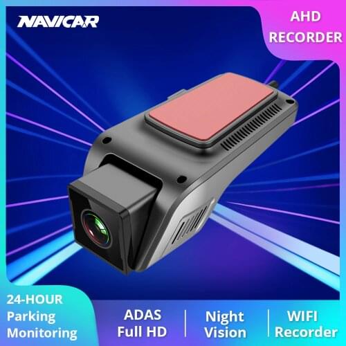 NAVICAR 1080P HD Car DVR Camera Android USB Car Video Recorder Camcorder Hidden Night Vision Dash Cam 170° Wide Angle Registrar