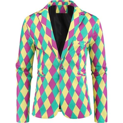 Men Fashion Blazer Jacket Slim Printed Wedding Suit Jackets for Men High Quality Blazer Jackets Social Dress Hombre