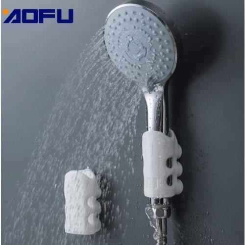 Bathroom Strong Vacuum Suction Cup Wall Mount Holder Water Heater Nozzle Bathroom Hole-Free Silicone Shower Suction Cup Fixed