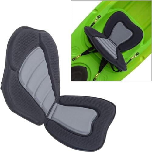 Adjustable Padded Kayak Canoe Seat with Detachable Backrest