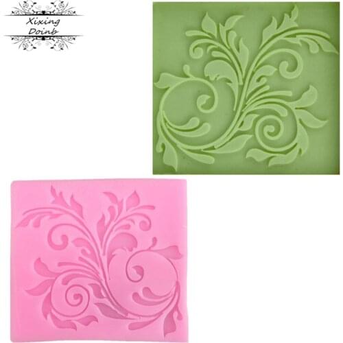 Silicone cake lace pad silicone lace mold fudge cake decoration tool border decoration lace mold baking