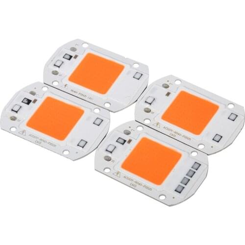 Vogliovoi LED Grow Lights COB Chip 110V 220V 20W 30W 50W Full Spectrum For Greenhouse Grow Tent Plants Flower DIY