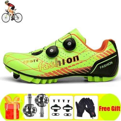 Cycling Sneaker Sapatilha Ciclismo Mtb Spd Pedals Non-slip Self-locking Mountain Bike Mens Footwear Bicycle Bicicleta Carretera