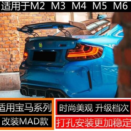 For bmw M3/M4/m5/m6 high quality Carbon Fiber rear boot Wing Spoiler Rear Roof Spoiler Wing Trunk Lip Boot Cover