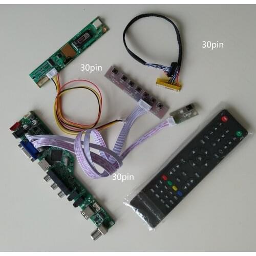 LCD TV HDMI-compatible AV AUDIO USB VGA 1 CCFL lamps Controller Board For LP171WP4(TL)(N2) /LP171W01(A4) 1440X900 card display