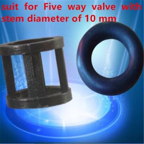 10set The plastic parts and O-rings of the five-way valve of the tire stripper accessories