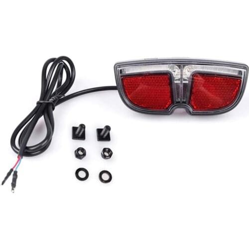 6V LED E-Bike Tail Light Electric Bike Rear Rack Brake Lamp for BBS BBS01B BBS02B BBSHD Mid Drive Motor