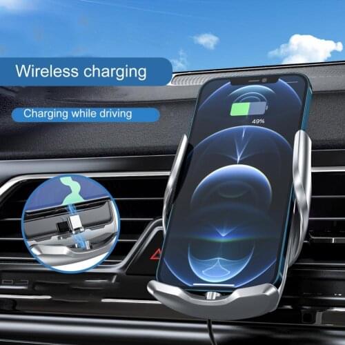 C1 Type-C Car Phone Charger Mount Auto-sensing Stable 15W Air Outlets Mobile Phone Holder for Car Interior Accessories