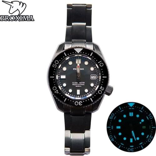 Proxima 2021 Mens And Womens Mechanical Watch Fashion Automatic 300m Diving Watch C3 Super Bright Sapphire Watch Reloj Hombre