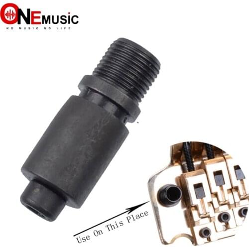 Black Electric Guitar Tremolo Arm Socket Whammy Bar Jack For Tremolo Bridge Double System Thread Diameter 9MM