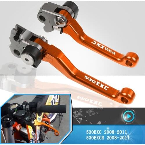 For 530EXC 530EXCR 530 EXC EXC-R EXCR 2008 2009 2010 2011 Motorbike Custom Made Brake Clutch Lever Motocross Levers Accessories