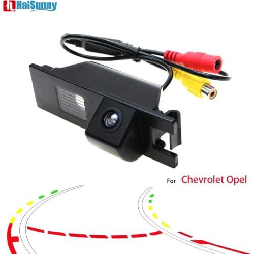 Intelligent Dynamic Trajectory Tracks Rear View Reverse Backup Camera For Opel Astra Corsa Meriva Vectra Zafira Insignia Fiat