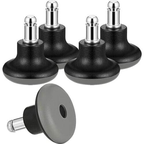JFBL Hot 5Pcs Bell Glides Replacement Office Chair Wheels Stopper Office Chair Swivel Caster Wheels, 2 Inch Stool Bell Glides