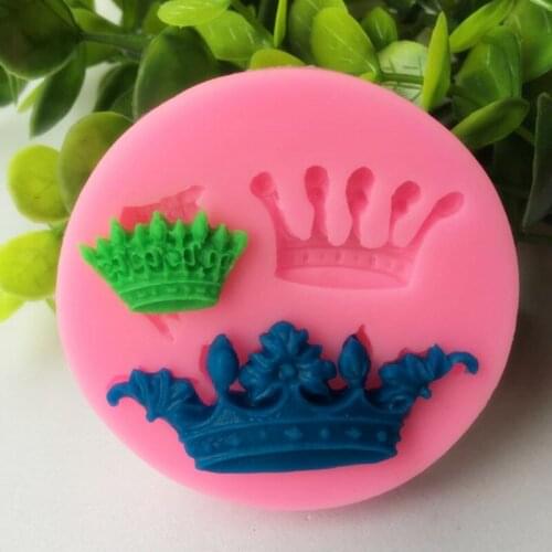 Crown decoration mold diy chocolate silicone mold for fondant cake 15-58