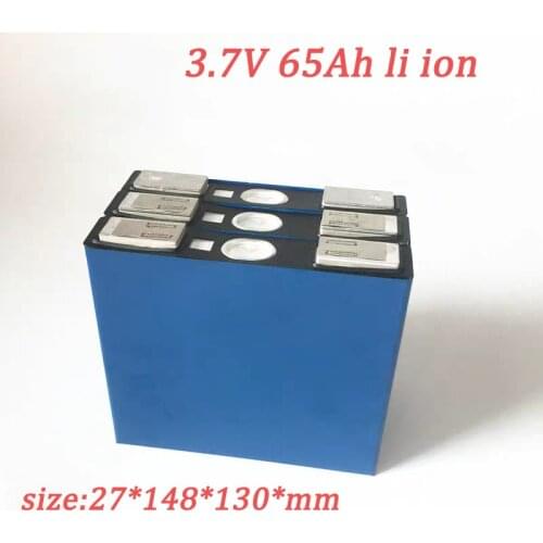 3.7V 65Ah Lithium ion battery 3.7V li ion battery for DIY 12V24V 36V 48V 60V battery pack scooter solar energy storage golf cart