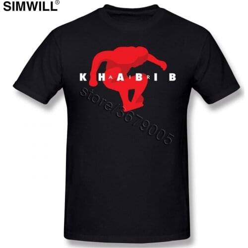 Mens Khabib Air Tee Shirt Luxury Nurmagomedov Tshirt Short Sleeves Cotton Casual T Shirt Round Neck Trendy Merchandise T-shirt