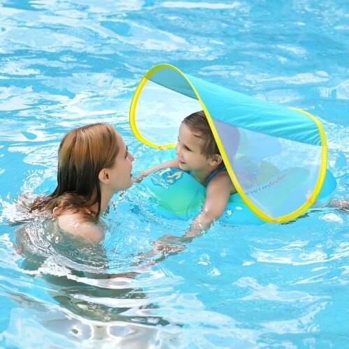 New Upgrades Baby Swimming Float Inflatable Infant Floating Kids Swim Pool Accessories Circle Bathing Summer Toys Toddler Rings