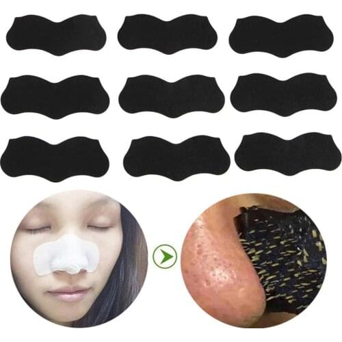 10 20 50pcs Blackhead Remover Mask Nasal Strips Black Head Nose Dot Spot Peel Off Sticker Face Acne Whitehead Pore Cleaner Mask