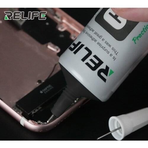 RELIFE 50ml CP-0002 mobile phone LCD screen repair black glue Maintenance Warping screen Frame opening Mobile phone shell