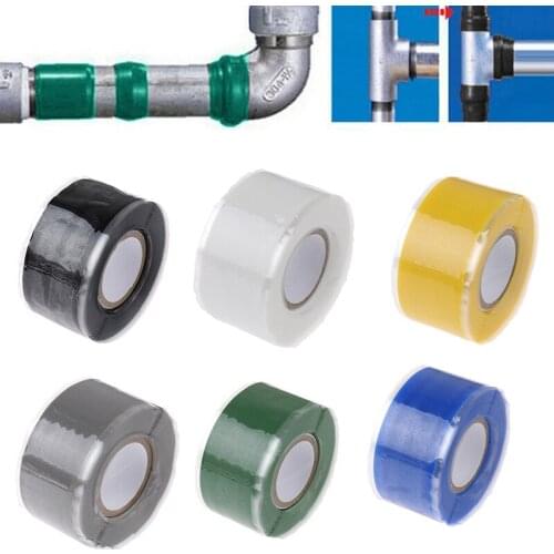 300CM Rubber Silicone Repair Waterproof Bonding Tape Rescue Self Fusing Wire