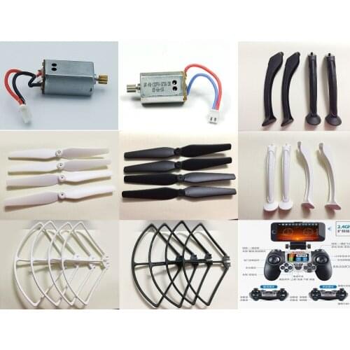 SJ/RC SJRC T70 RC Quadcopter Spare Parts blade motor Landing gear Protection frame remote controller