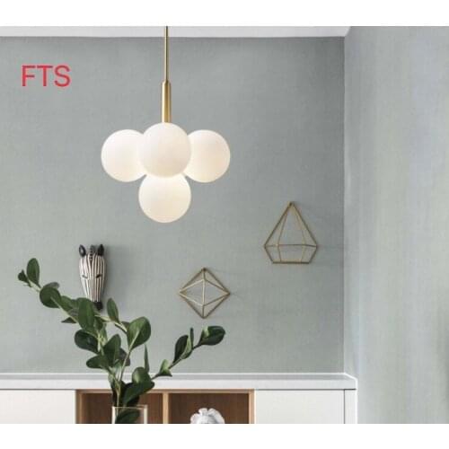 Nordic minimalist post-modern chandelier creative bar dining room bedroom bedside combination chandeliers