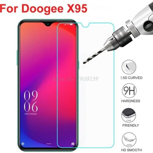 Tempered Glass For Doogee X95 Screen Protection Protective Front Film 2.5D 9H Premium For doogee x95 Pro Screen Protector Glass