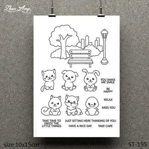 ZhuoAng You make me smile pattern design clear stamp / scrapbook rubber stamp / craft clear stamp card / seamless stamp