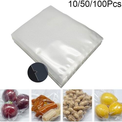 10/50/100Pcs Food Vacuum Bag Storage Bags For Sealer Fresh Long Keeping Support Wholesale Dropshipping