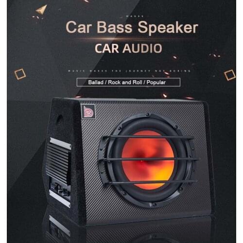 10 Inch Car Audio Subwoofer Stereo Subwoofer Car High Power Speaker Audio Active Subwoofer Noise Reduction Car Modification 600W