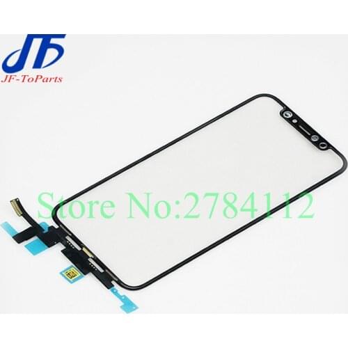 5- 10Pcs Replacment For iPhone 11 Pro Max Touch Screen oca film Frame Digitizer Front Glass Sensor Outer Panel With Flex Cable