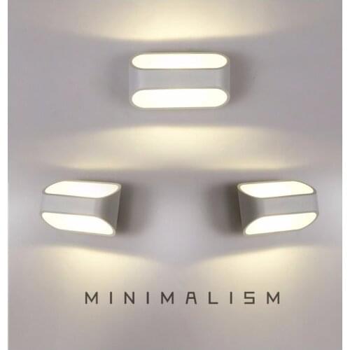 2018 NEW 5W Led Wall Lampup and down Warm Light For Living Room Bed Room Modern Bedroom Wall Lighting Aluminum Led Nordic Light