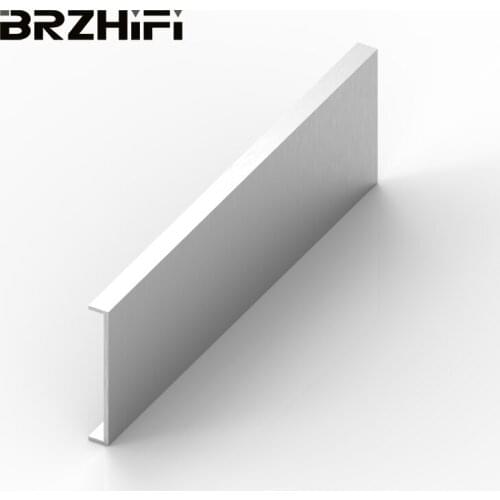 6061 Aluminium Profile 3mm Thinckness Series Back Panel Parts Customizable Amplifier Circuit Board Case With CNC Machining