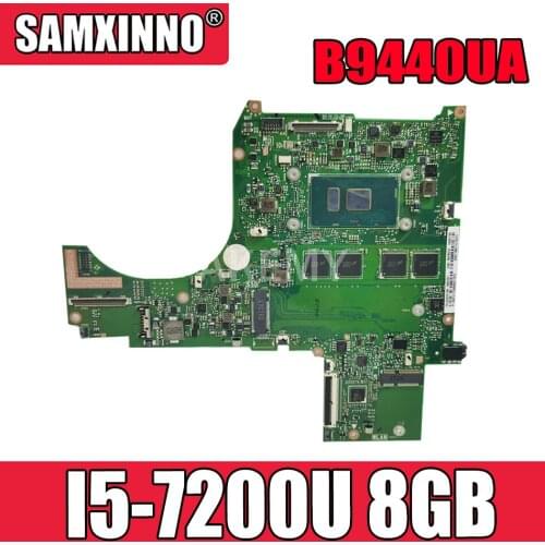 Akemy B9440UA Motherboard For ASUS B9440UA B9440UA-XS51 Laotop Mainboard with I5-7200U-CPU 8GB-RAM 90NX0150-R00031