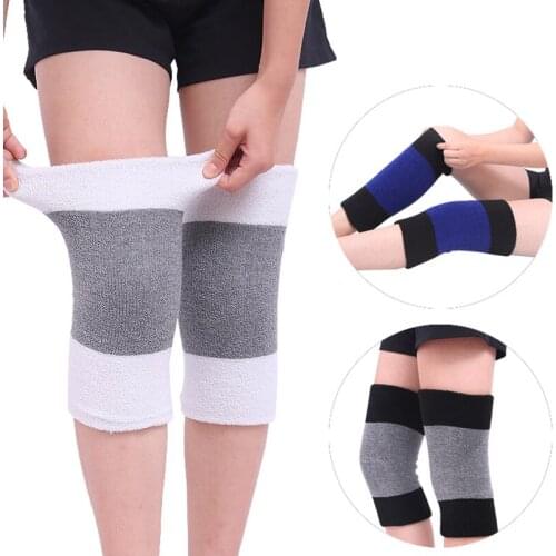 AOLIKES Pair Winter Warm Toweling Knee Sleeve For Dancers Sports
