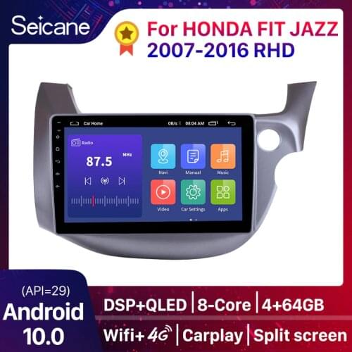 Seicane 2Din Car Radio GPS Navigation For HONDA FIT JAZZ 2007 2008 2209 2010 2011-2016 RHD Android 9.0 10.1 inch WiFi Head Unit