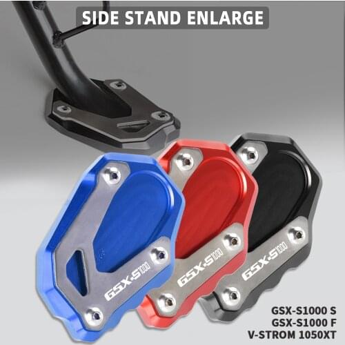 Motorcycle Side Stand Foot Enlarger Plate Pad Cover Support For Suzuki GSX-S1000 F 2015-2021(DG) GSX-S1000 2016-2021 2020 (WDG0)