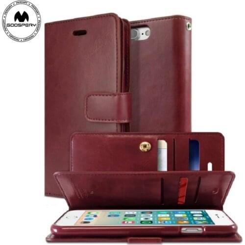 Wallet Case For SAMSUNG GALAXY NOTE9 8 Note 10 plus Note 20 Ultra MANSOOR DIARY Multifunctional Book Case With 9 Card Slots