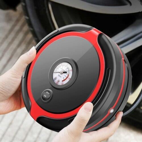 Electric Car Air Pump Portable Mini Tire Inflator Air Compressor Mini Tyre Inflator Auto Bike Bicycle Motorcycle Compressor