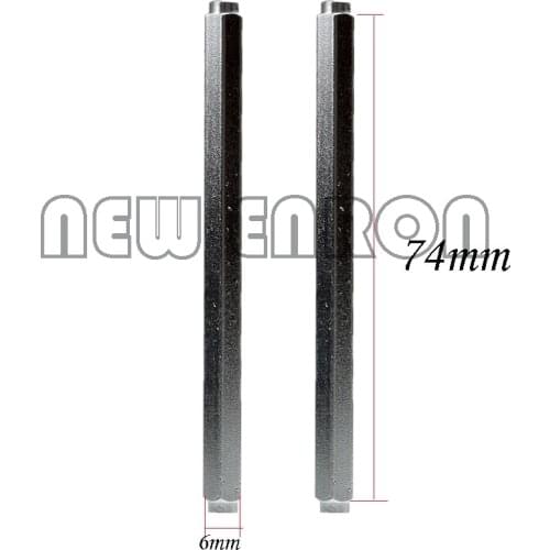 HPI #86803 2Pcs Aluminum Joint Post 74x6x4mm For RC Car Parts HPI Racing Savage HP Flux X XL 4.6 5.9 2350 4.1 3.5 SS Silver