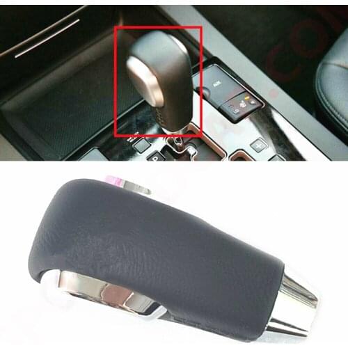 467202J210WK Auto Gear Shift Knob Leather Chrome For Kia 2008-2018 Borrego Mohave