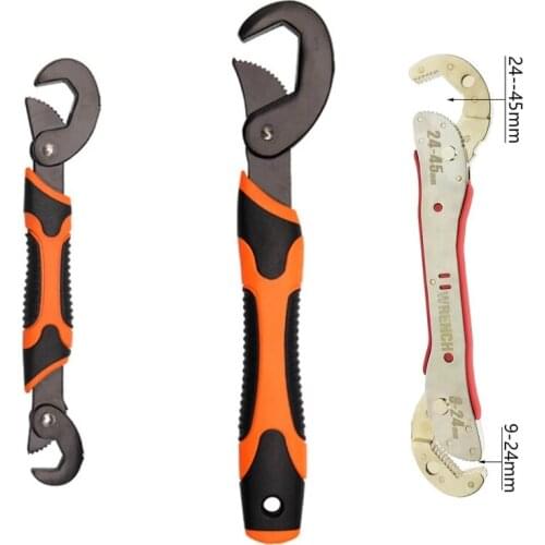 Multifunctional Adjustable Wrench 9-32/9-45MM Spline Bolt Portable Torque Ratchet Oil Filter Repair Pipe Wrench Household Tool