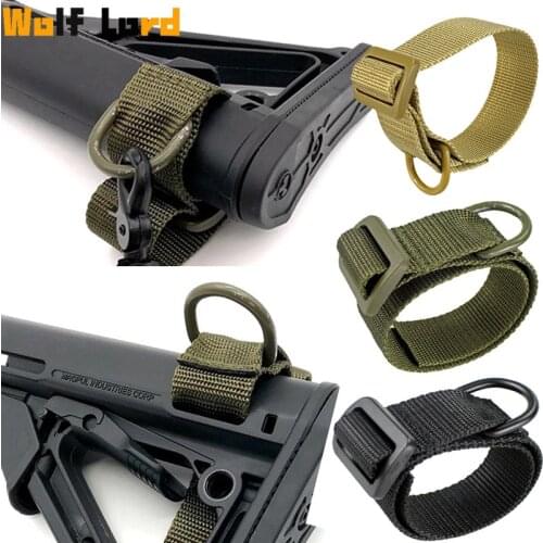 Multi-function Tactical Gun Rope Nylon Portable Military Army Airsoft ButtStock Outdoor Hunting Caming Sling Rifle Gun Strap