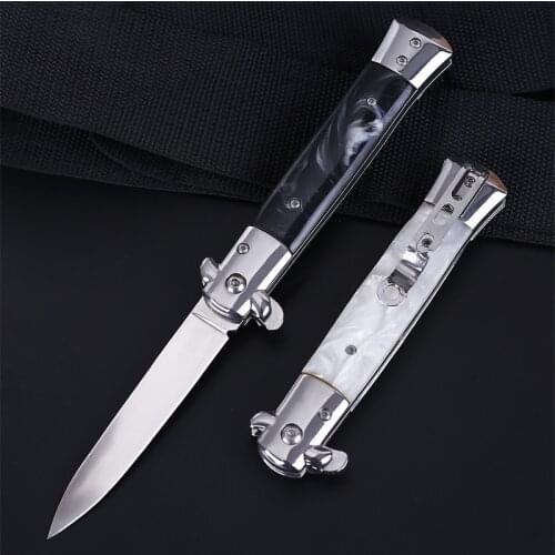 9.35'' Knives 60HRC Steel 7Cr15 Blade Folding Blade Knife Pocket Knife Survival Camping Knives Tactical Knife Outdoor EDC Tools