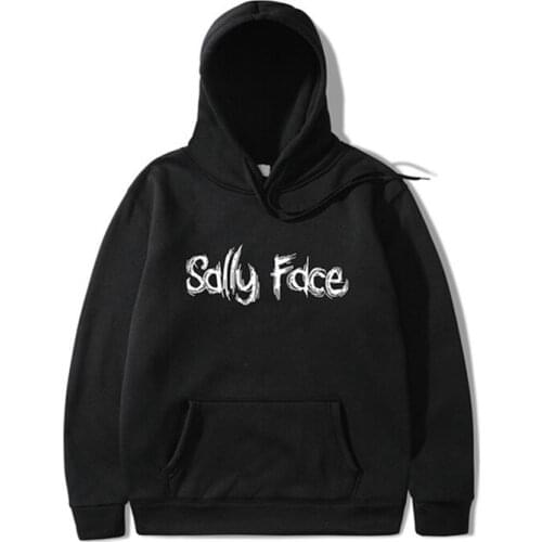 Autumn and Winter Street Style Fashion Casual Hoodie Sally Face Long Sleeve Hoodie Sweater Men/Women Black Hoodie 2021