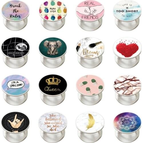 Universal Mobile Phone Holder For iPhone 11pro Phone Finger Ring Holder For Samsung Huawei Tablet Desk Stand Mount Holder