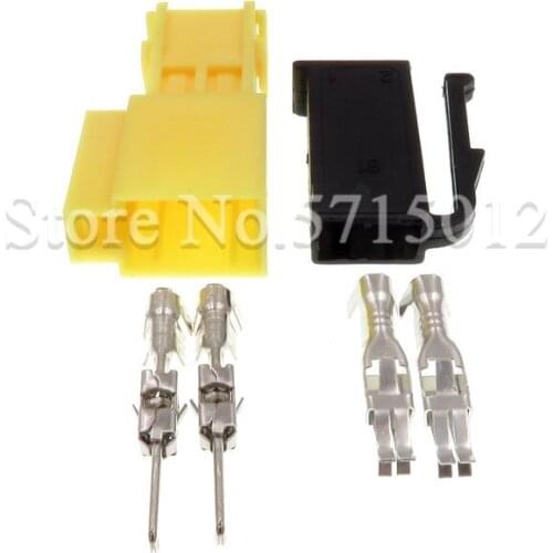 2 Hole Automotive Cable Connector Auto Wiring Connector Female Male For Cars Motors