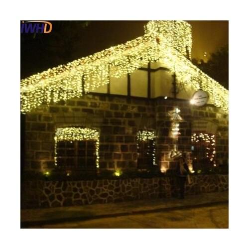 IWHD 10X1M Garland LED Christmas Lights 110/220V New Year Decoration LED Fairy Lights Cortina De Led Cristmas Light