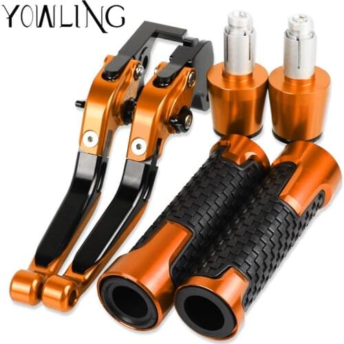 Motocross Handlebar Grip Handle For YAMAHA FZ1 FAZER 2008 2009 2010 2011 2012 2013 2014 2015 accessories Brake Clutch Levers
