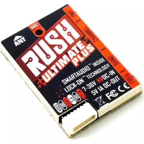 RUSH TANK PLUS prisa tanque Plus final VTX 5,8G 800mW 2-8S Smart Audio Video transmisor AGC MIC para Drone RC MultiRotor